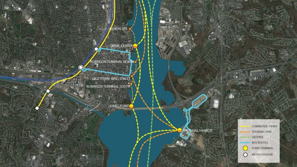 Potomac River Water Transportation Plan Received an AIA Award of Excellence from the Northern Virginia Chapter